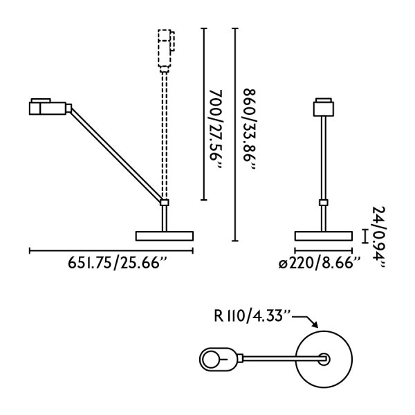 Inviting 86cm Amarillo lámpara de escritorio De Faro Barcelona - 
