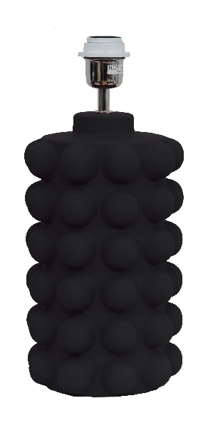 Bubbles 50cm Negro base de lámpara De Hallbergs - Viene con cable, interruptor de encendido y enchufe.