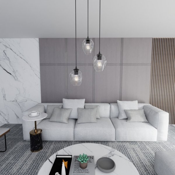 Istar Premium Ø40 Transparente Lámpas de techo De Emibig Lighting - Istar es una colección de lámparas de techo versátiles y atemporales.