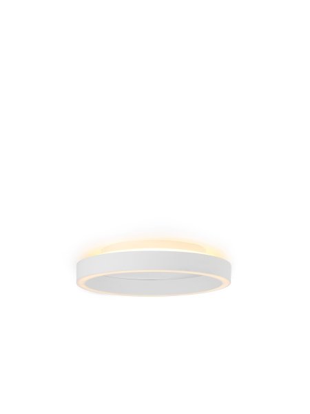 Backlight String Ø30 Blanco plafón De Halo Design - El marco de metal blanco con un alto nivel de paridad; Con una altura de aproximadamente 6 cm, se integra perfectamente en su entorno.
