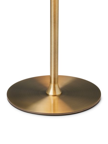 Boogie 25cm Latón antiguo lámpara de mesa De Halo Design - Se suministra con cable de 1,5 m, interruptor de encendido y enchufe.