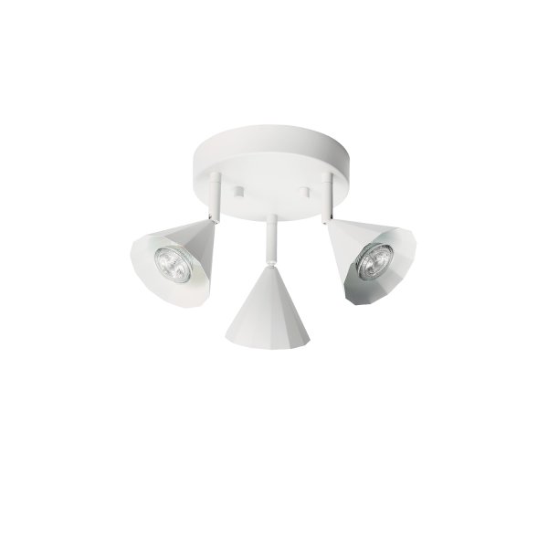 Rain 3 Blanco foco de techo De CO Bankeryd - La l&aacute;mpara de techo emite una luz uniforme que crea un ambiente agradable, y su elegante forma la convierte en un detalle sutil pero elegante en todo tipo de interiores.