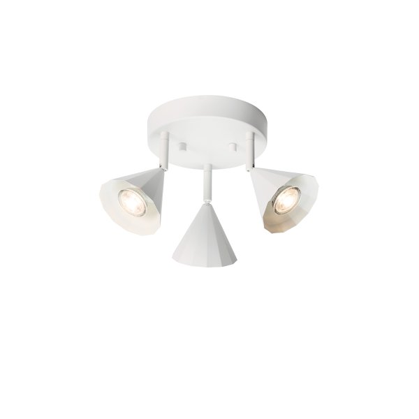 Rain 3 Blanco foco de techo De CO Bankeryd - La l&aacute;mpara de techo emite una luz uniforme que crea un ambiente agradable, y su elegante forma la convierte en un detalle sutil pero elegante en todo tipo de interiores.