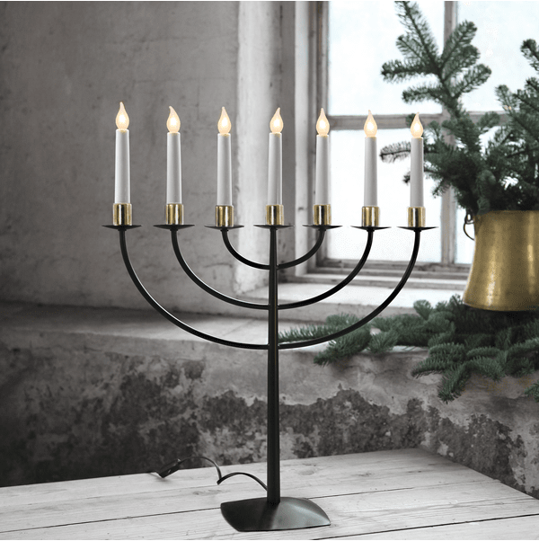 Aro Decorativo Para Vela Pack De 7 Latón De Star Trading - Pu&ntilde;os elegantes y ligeros con aspecto de lat&oacute;n.