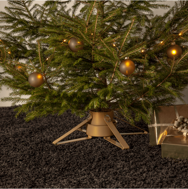 Base Para Árbol De Navidad Granig Oro De Star Trading - Para abetos con un di&aacute;metro de tronco entre 3,5-8,5cm y una altura de hasta 260cm.