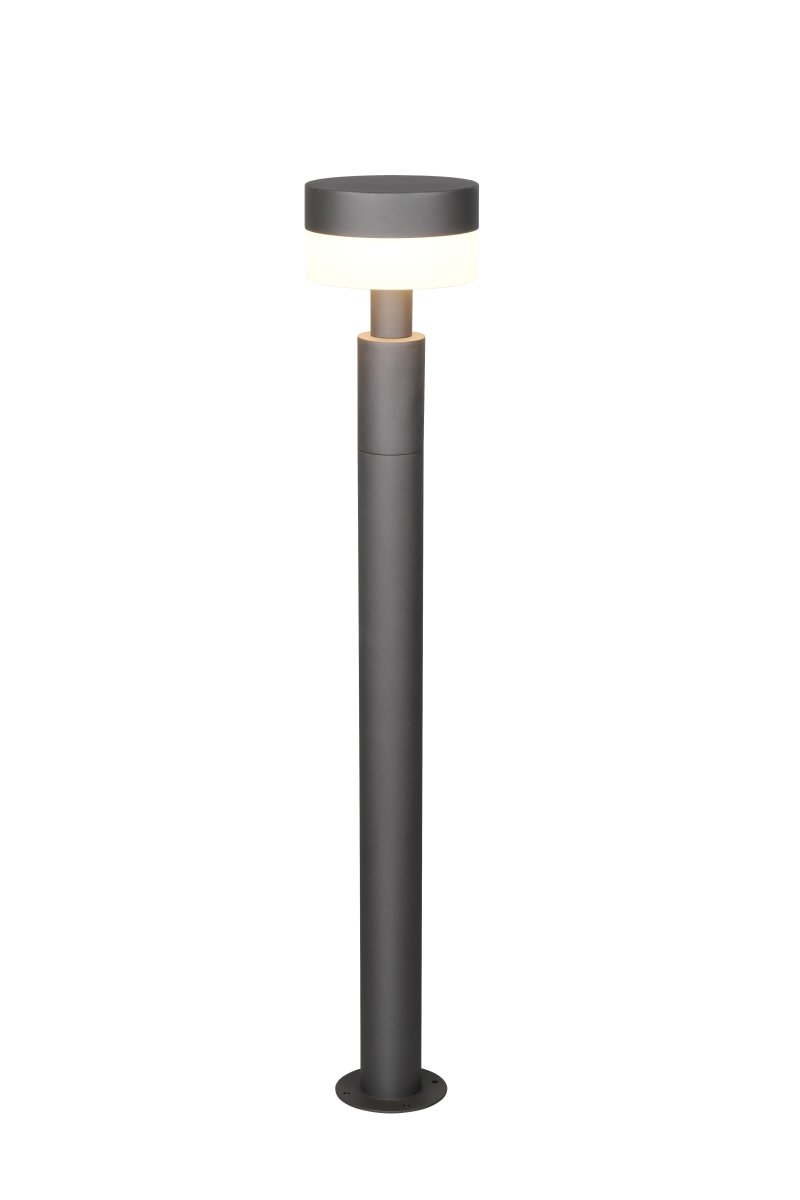 Mackenzie 95cm Antracita balizas De Trio Lighting - Mackenzie es un bolardo moderno y de alta calidad con un dise&ntilde;o elegante en color antracita.