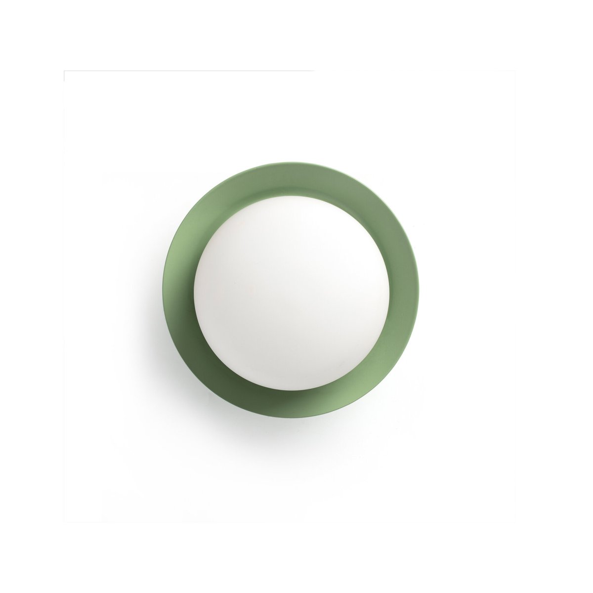 May Ø12 Verde lámpara de baño De Faro Barcelona - Con su acabado verde, su c&aacute;lida distribuci&oacute;n de luz y su grado de protecci&oacute;n IP44, se integra a la perfecci&oacute;n en salones y ba&ntilde;os.