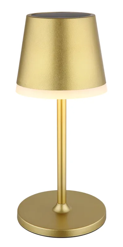 Bordslampa LED Oro lámpara solar De Globo Lighting - Den diskreta designen sm&auml;lter in i alla milj&ouml;er och med IP44-klassning &auml;r den t&aring;lig mot v&auml;der och vind.