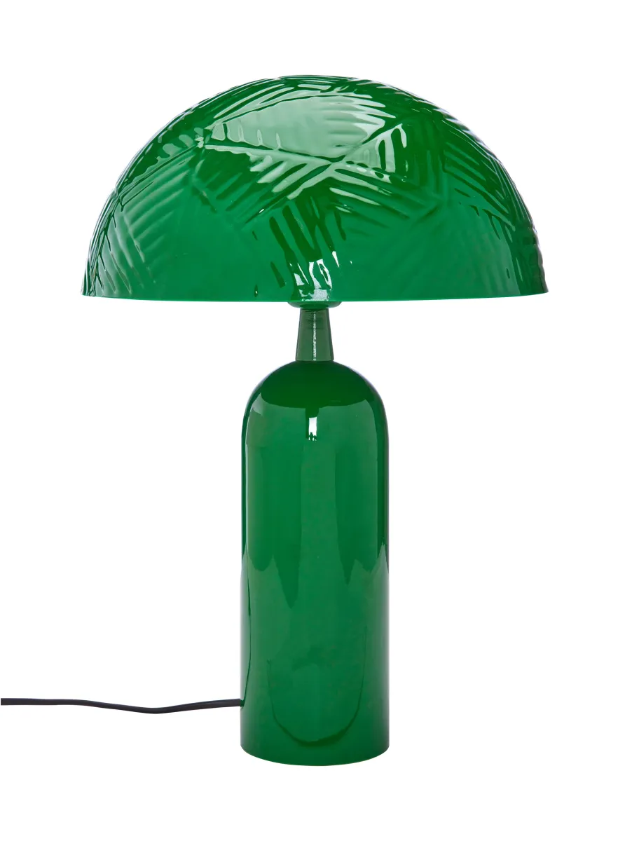 Carter 45cm Verde lámpara de mesa De PR Home - La base de la lámpara mide 35 cm de alto y 10 cm de profundidad, cable de plástico negro de 170 cm con interruptor de encendido aprox.