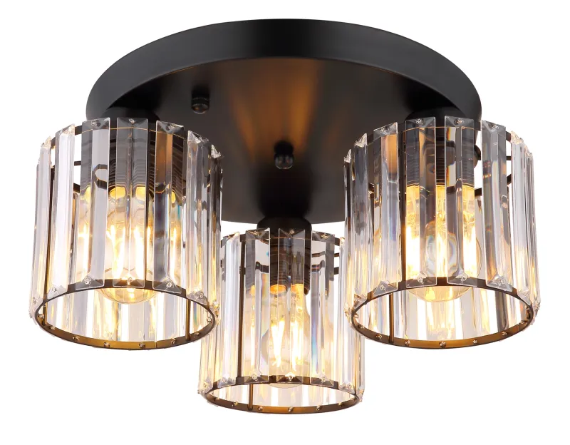 Jordana Ø35 Negro plafón De Globo Lighting - Jordana &auml;r en elegant plafond som imponerar med sin eleganta och stilrena design.