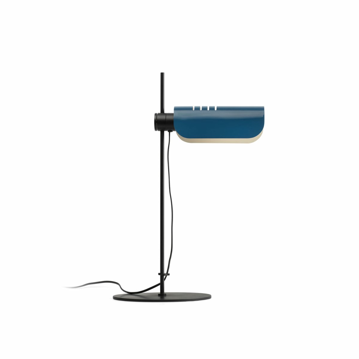 Martinica 53cm Azul lámpara de escritorio De Faro Barcelona - Martinica es una lámpara de mesa de estilo retro con un toque moderno.