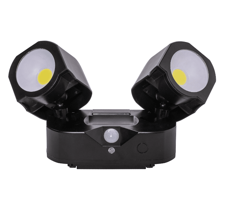 Lámpara A Pilas Con Sensor Negro lámpara de exterior De Airam - Para instalar en lugares donde no hay electricidad, por ejemplo: en el aparcamiento de la casa de vacaciones o en el cobertizo de le&ntilde;a.