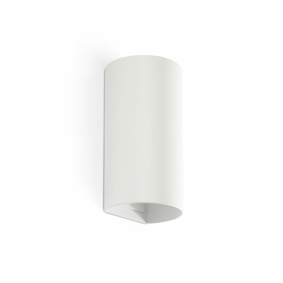 Sole 15cm Blanco lámpara de pared De Faro Barcelona - Disponible en dos tama&ntilde;os y con distribuci&oacute;n de luz unilateral o bilateral, es ideal para pasillos y espacios reducidos.