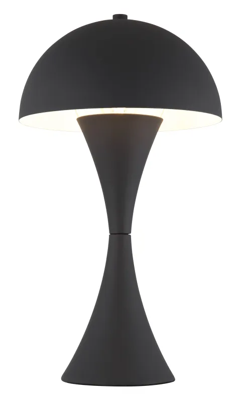Dima 36cm Negro lámpara de mesa De Globo Lighting - Perfekt f&ouml;r moderna milj&ouml;er, d&auml;r den ger en sofistikerad touch samtidigt som den sprider behagligt ljus.