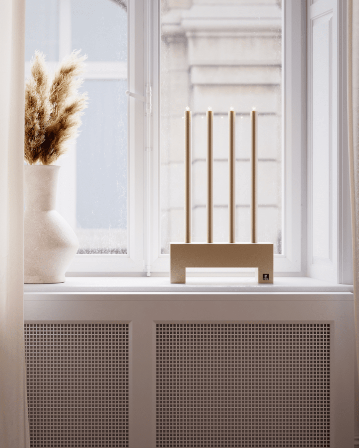 Twinkle Oro De By Rydéns - Realza tu interior con el candelabro Twinkle y deja que tu habitaci&oacute;n brille con elegancia.