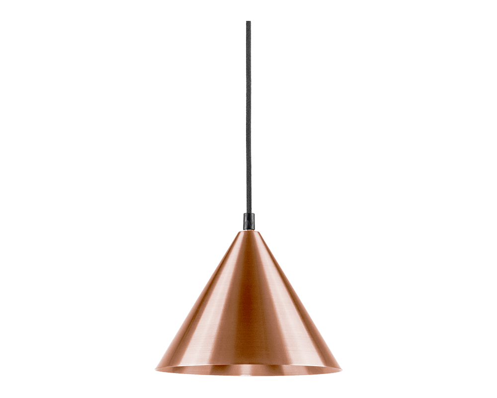 Tratt Ø25 Cobre crudo Lámpas de techo De Westal - Perfecto para crear una luz enfocada sobre una mesa de comedor o en la cocina, por ejemplo.