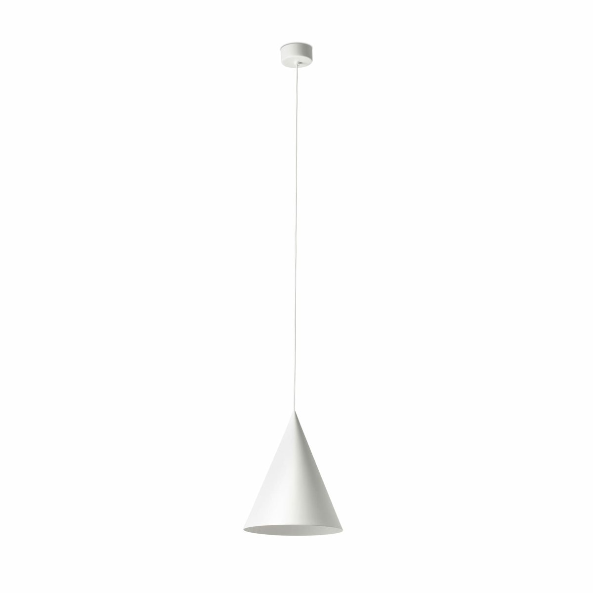 Lina Ø24 Blanco Lámpas de techo De Faro Barcelona - Su elegante dise&ntilde;o es perfecto para entornos que requieren una iluminaci&oacute;n sofisticada pero sutil, ideal sobre mesas, en cocinas o en salones modernos.