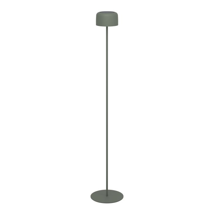 Roccanova 120cm Verde lámpara solar De Eglo - La lámpara se puede cargar cómodamente a través del panel solar o el cable USB incluido y tiene un regulador táctil con tres niveles de brillo para ajustar la iluminación según sea necesario.