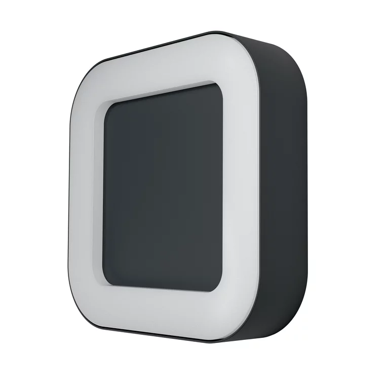 Square Gris oscuro lámpara de exterior De Osram - Tillverkad av aluminium och med IP44-klassning &auml;r den t&aring;lig mot v&auml;der och passar perfekt f&ouml;r fasader, entr&eacute;er och uteplatser.