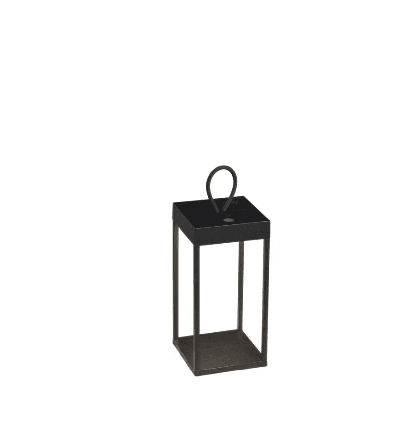 Ravello 30cm Negro portátil De Konstsmide - La luz está equipada con un regulador de intensidad para regular el brillo.