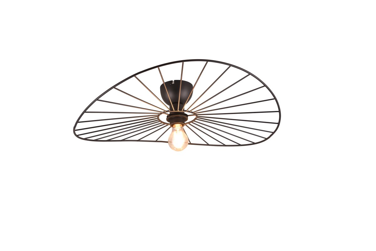 Chapeau Ø60 Negro plafón De Trio Lighting - 