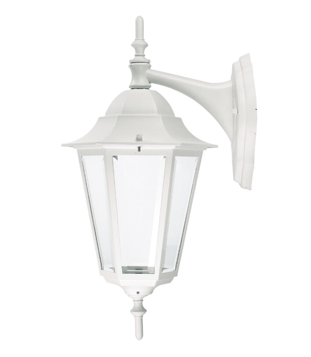 Kartano Blanco lámpara de exterior De Airam - La l&aacute;mpara de pared Kartano Down se adapta a un entorno de casa peque&ntilde;a tradicional.