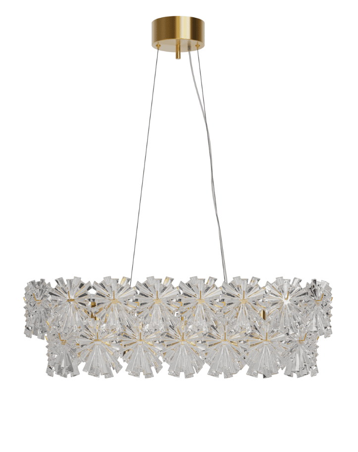 Lorraine 75cm Latón Lámpas de techo De By Rydéns - El marco de lat&oacute;n pulido le da a la l&aacute;mpara de techo un acabado elegante y atemporal que se adapta a diversos ambientes y estilos de interior.