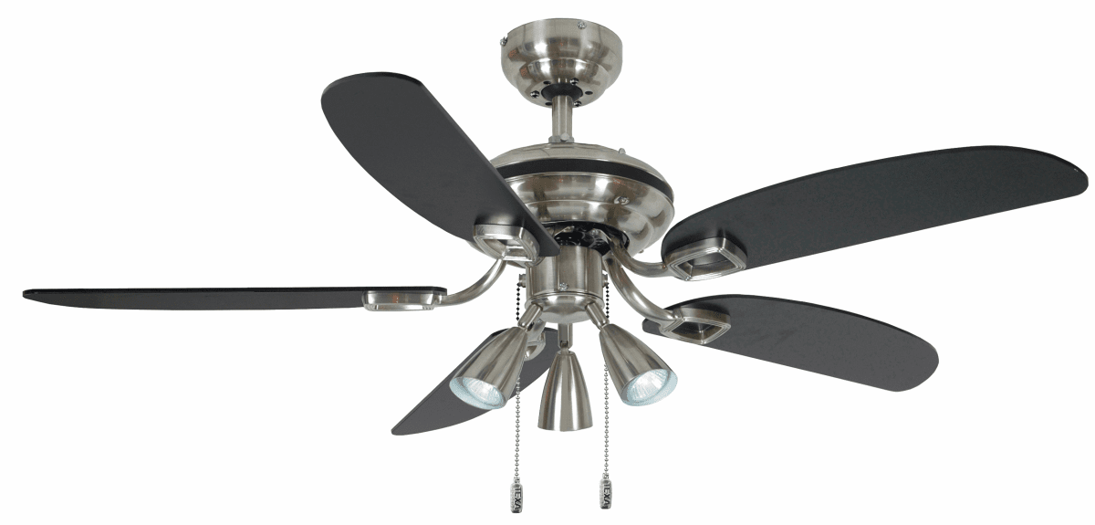 Orion Mini Ø105 Níquel De Texa Design - Hay dos interruptores de tiro en el ventilador que puedes usar para controlar el ventilador y la iluminación.