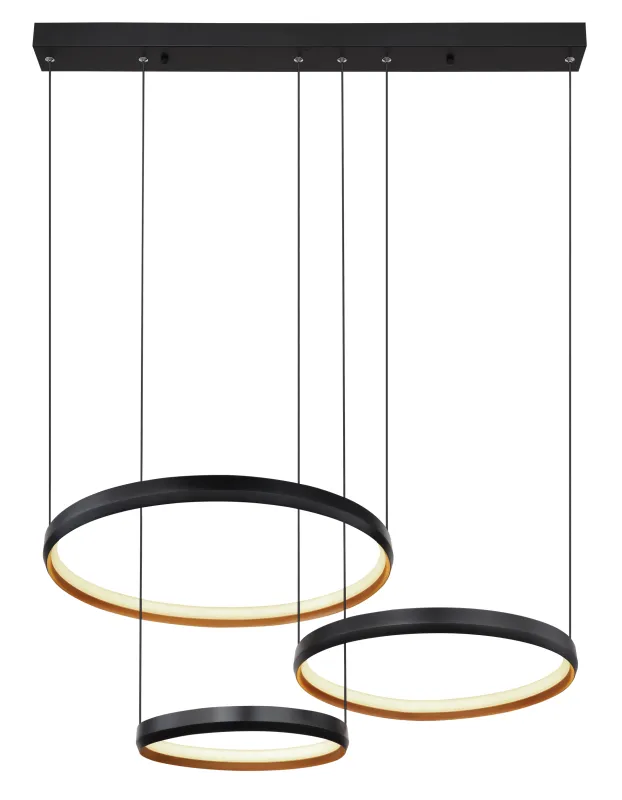 Halli Negro De Globo Lighting - LED-panelerna erbjuder flexibel belysning med justerbar f&auml;rgtemperatur fr&aring;n varmt vitt (2700K) till kallt vitt (6000K) och kan dimras samt fixeras i &ouml;nskat ljusl&auml;ge.