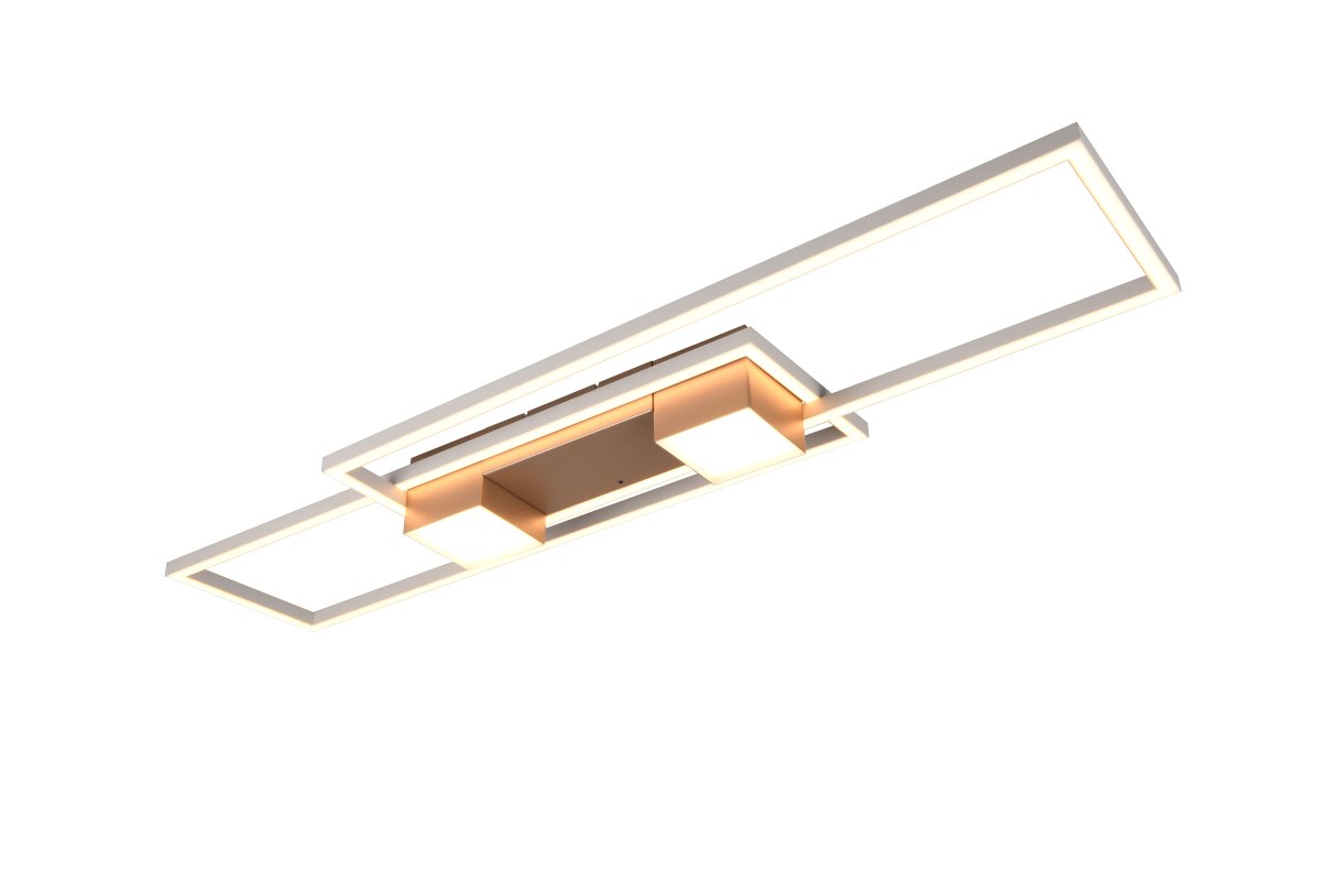 Albany 100cm Café plafón De Trio Lighting - La luz nocturna integrada y la función de memoria convierten a Albany en un complemento práctico y elegante para su hogar.