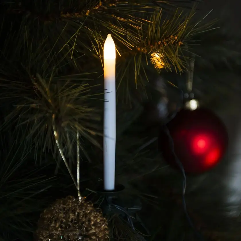 Luces Para Árbol De Navidad Amber 16LED 15m Verde De Konstsmide - Luces para &aacute;rbol de Navidad de interior con 16 luces LED &aacute;mbar y hermosos efectos centelleantes que crean un brillo vibrante.