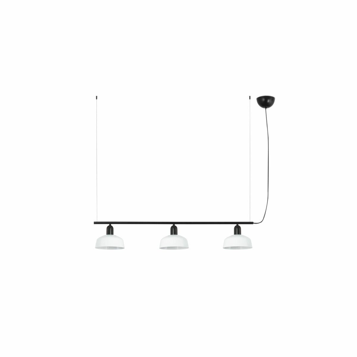 Tatawin 100cm Blanco Lámpas de techo De Faro Barcelona - La forma de la pantalla se inspira en los tejados de las casas tradicionales de Tataouine, un pueblo del sureste de T&uacute;nez.