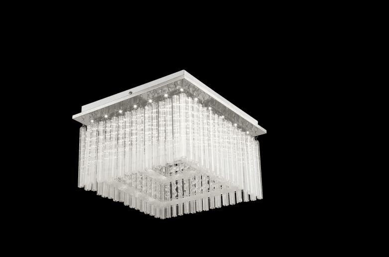Vince 36cm Cromo cristal De Globo Lighting - La l&aacute;mpara cuenta con un potente LED integrado de 1860 l&uacute;menes y brilla con una agradable temperatura de color de 4000 Kelvin, una tonalidad perfecta entre blanco c&aacute;lido y neutro, que proporciona una luz acogedora y funcional.