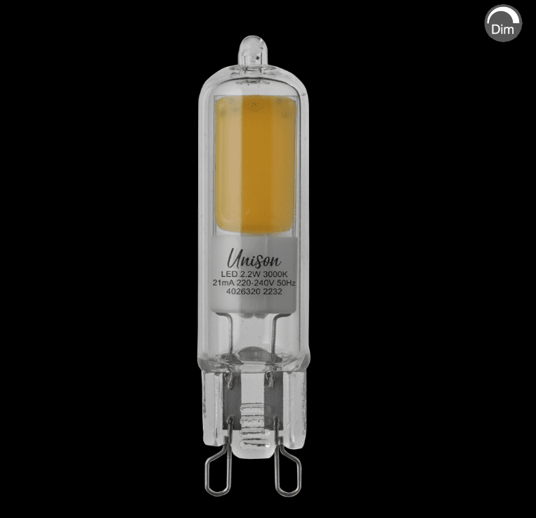 LED G9 2,2W 3000K Regulable De Unison - 