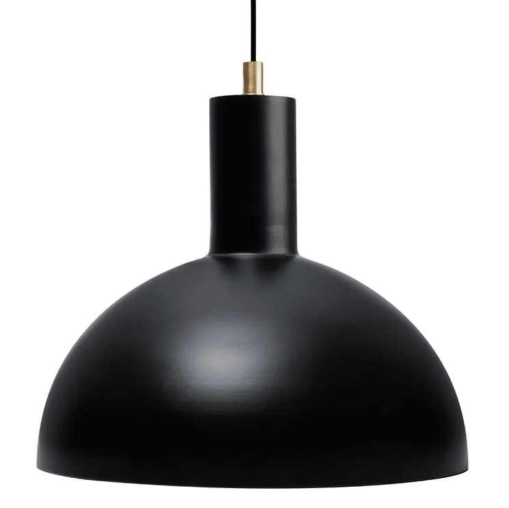 Mid Ø25 Negro Lámpas de techo De H. Skjalm P - Esta lámpara colgante de diseño clásico de H.