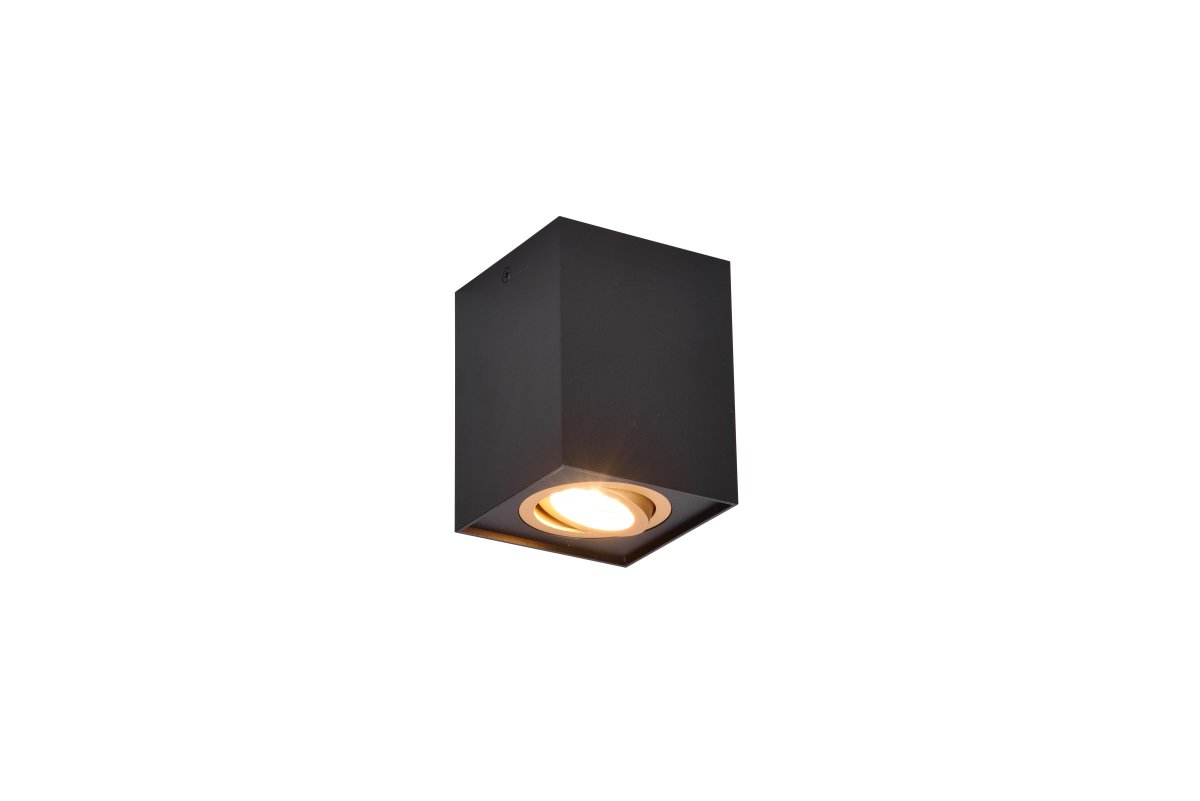 Biscuit Negro foco de techo De Trio Lighting - 