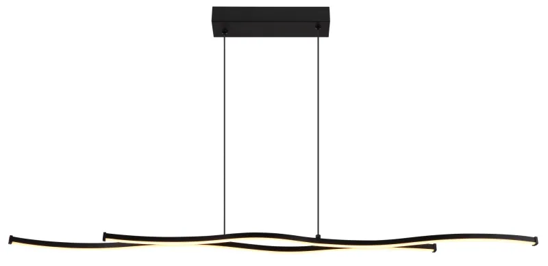 Boyd 110cm Negro Lámpas de techo De Globo Lighting - Ge ditt hem en modern touch med denna stilrena taklampa och njut av den perfekta balansen mellan design och funktion.