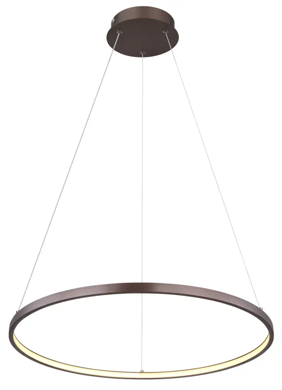 Ralph Ø60 Marrón Lámpas de techo De Globo Lighting - Med en diameter p&aring; 60 cm och en h&ouml;jd p&aring; 120 cm blir den en stilfull blickf&aring;ngare.