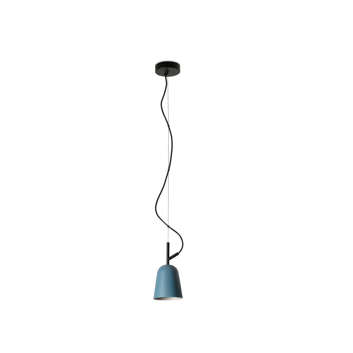 Studio Ø10 Azul Lámpas de techo De Faro Barcelona - Studio se integra a la perfecci&oacute;n tanto en espacios modernos como en oficinas de dise&ntilde;o, combinando funcionalidad y est&eacute;tica.
