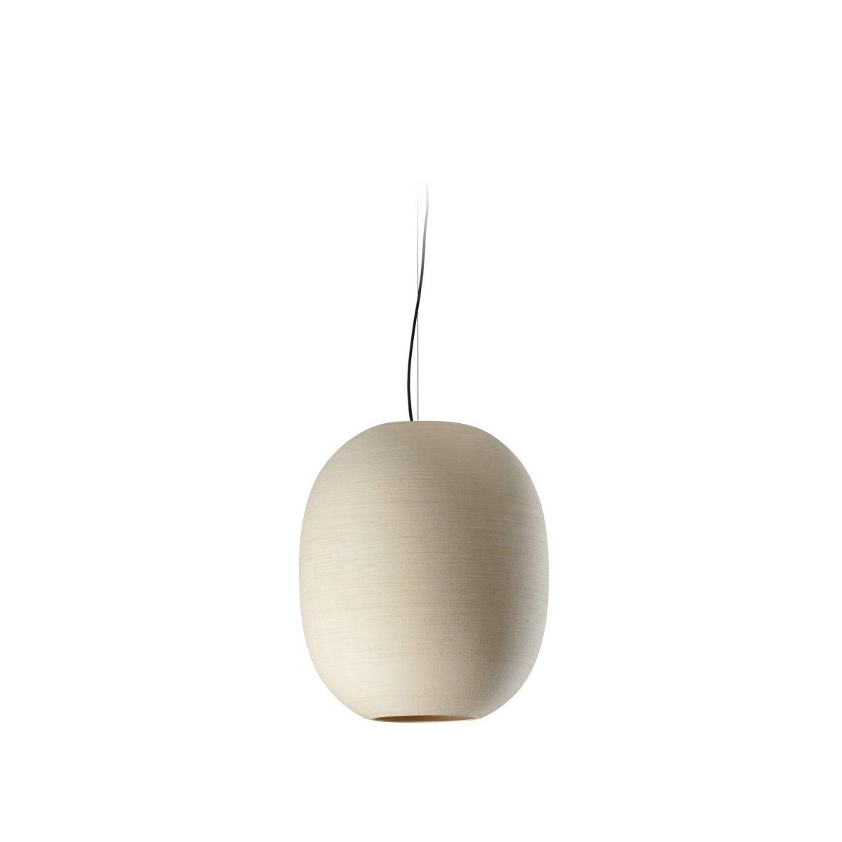 Tierra Ø47 Beige Lámpas de techo De Faro Barcelona - &Uacute;sala individualmente o comb&iacute;nala con otros modelos de la colecci&oacute;n Tierra para crear vibrantes instalaciones de iluminaci&oacute;n con presencia y elegancia natural.
