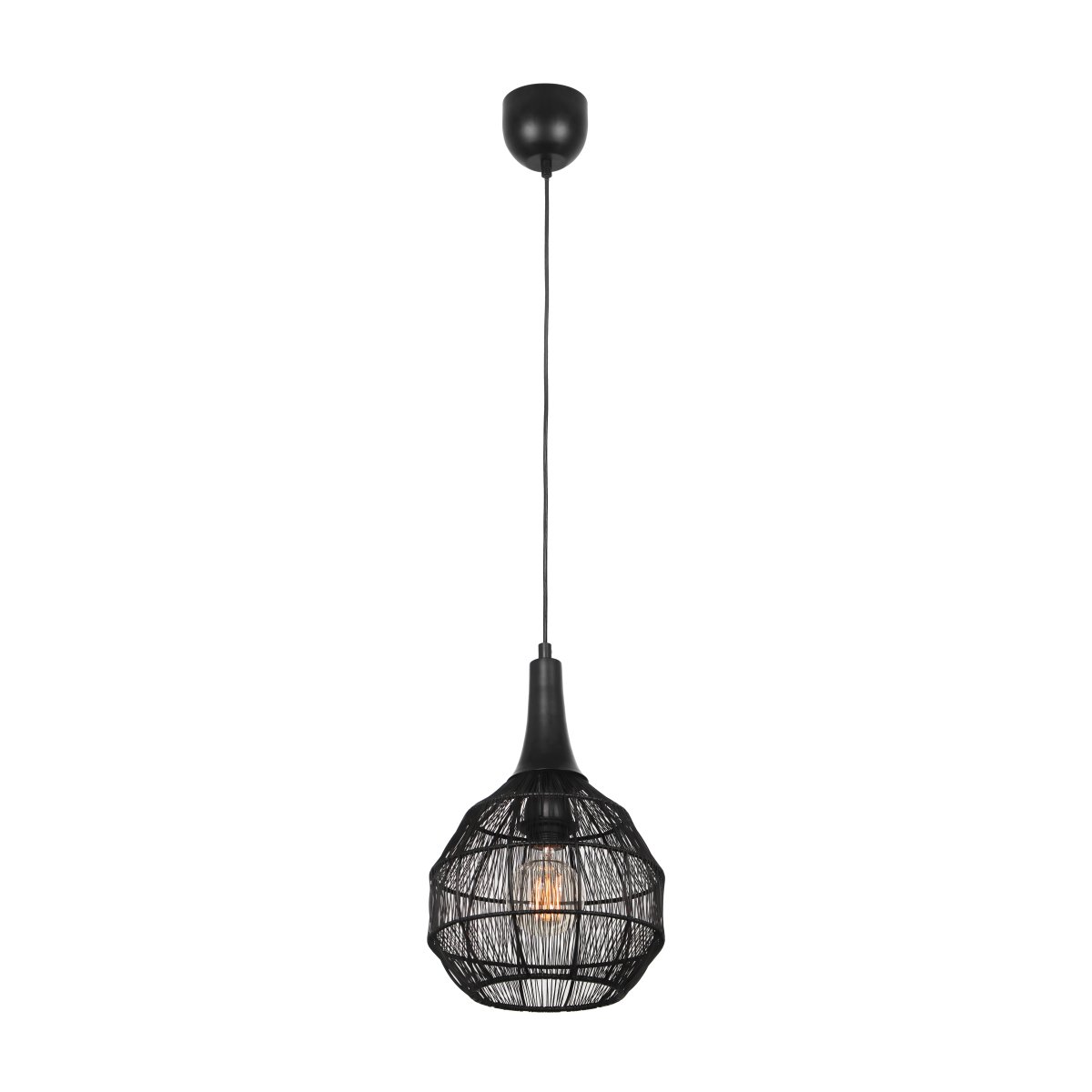 Soraya Ø26 Negro Lámpas de techo De Trio Lighting - 
