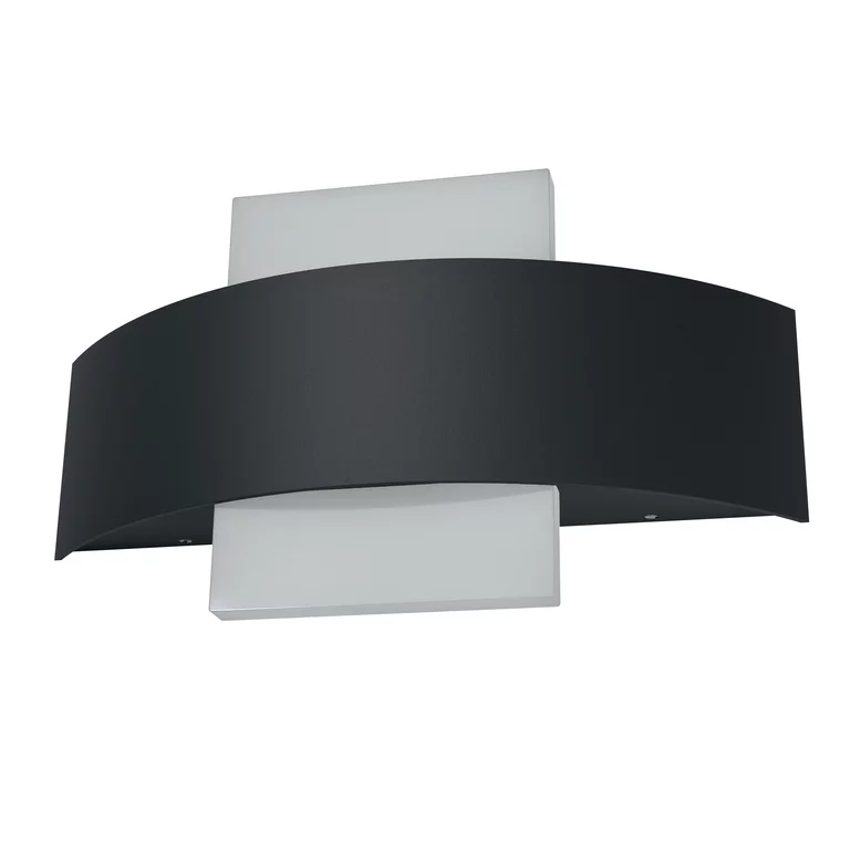 Shield Square Gris oscuro lámpara de exterior De Osram - Tillverkad av aluminium och med IP44-klassning &auml;r den t&aring;lig mot v&auml;der och passar perfekt f&ouml;r fasader, entr&eacute;er och uteplatser.