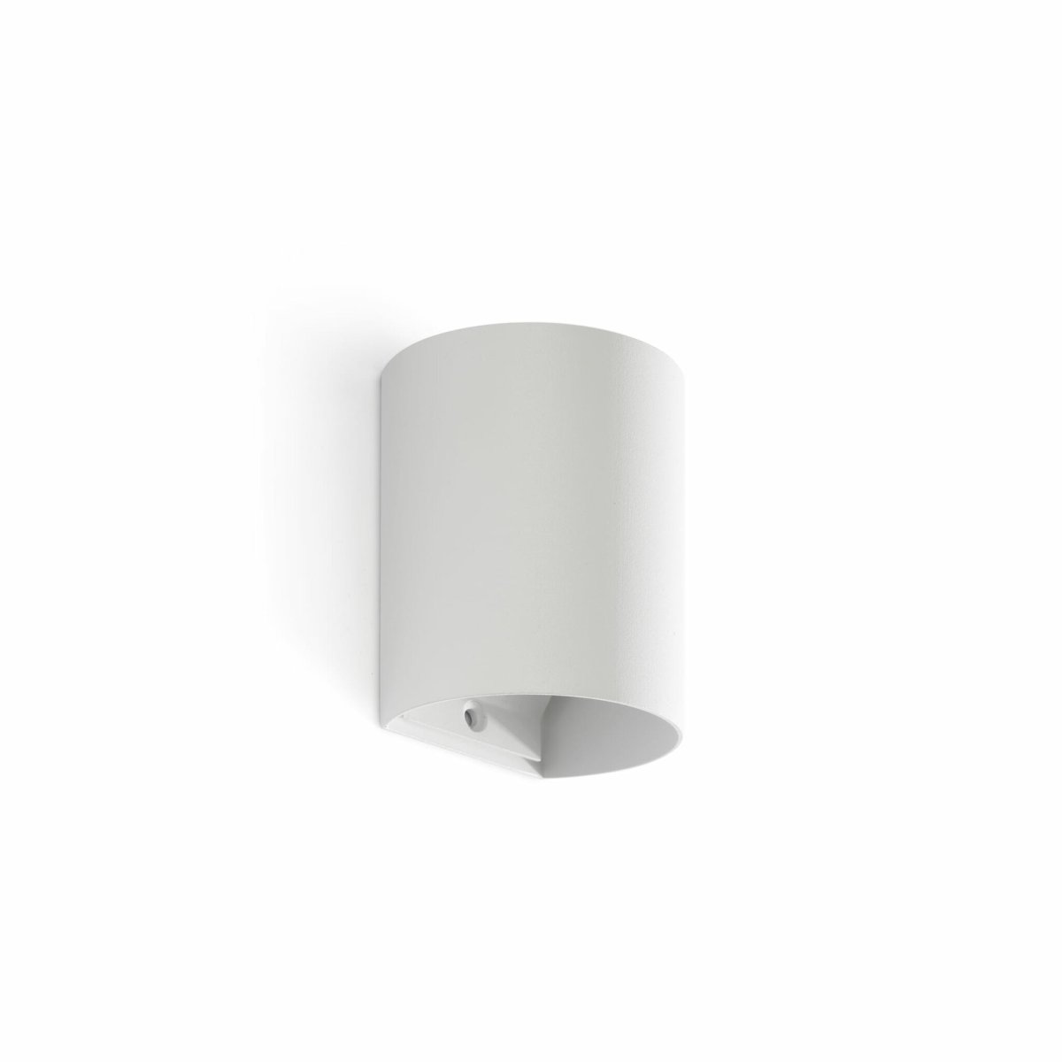 Sole 10cm Blanco lámpara de pared De Faro Barcelona - Disponible en dos tama&ntilde;os y con distribuci&oacute;n de luz unilateral o bilateral, es ideal para pasillos, escaleras y espacios reducidos.