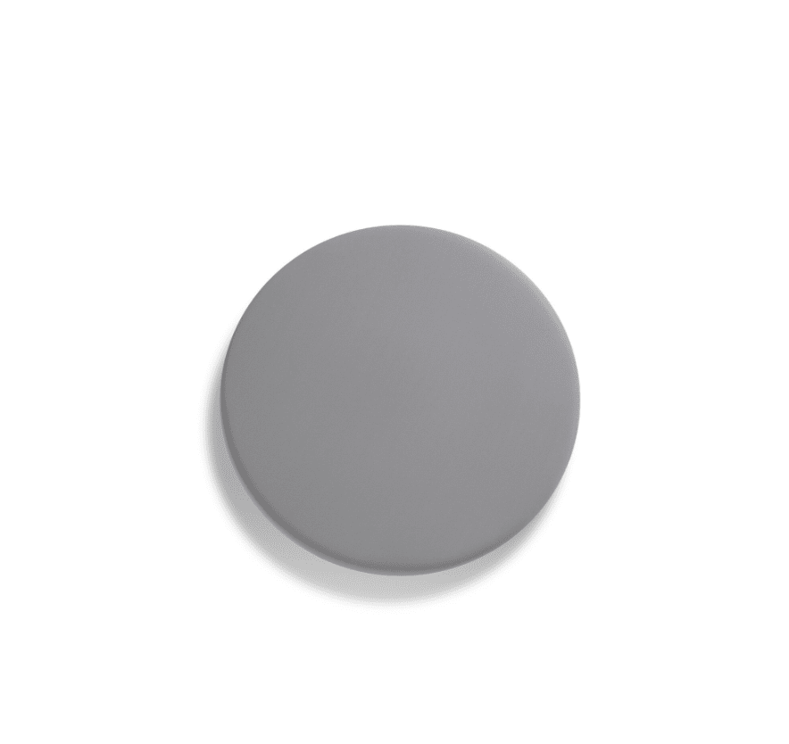 Tou Gris lámpara de pared De Faro Barcelona - También puedes quitar la almohadilla y utilizar únicamente el soporte de pared con superficie de pizarra.