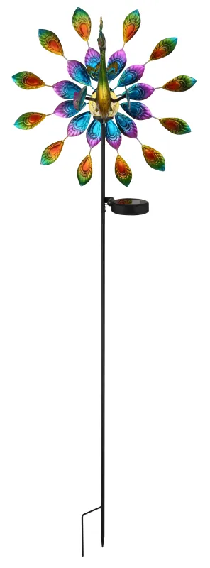 Wind Multicolor lámpara solar De Globo Lighting - En unik och livfull dekoration som ger tr&auml;dg&aring;rden en extra touch av f&auml;rg och elegans!