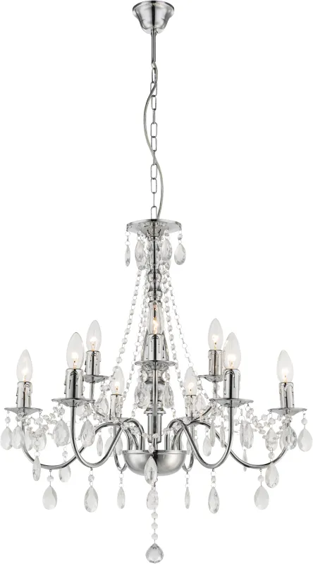 William Ø65 Cromo cristal De Globo Lighting - 