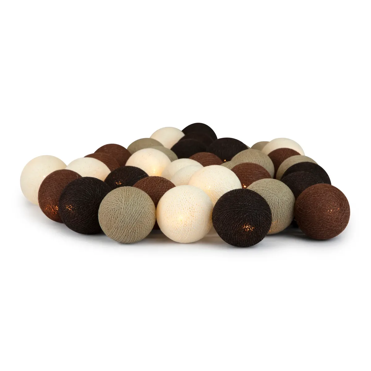 Irislights Brownie 35-lights Marrón De Irislights - Crea un ambiente acogedor con la guirnalda de luces Brownie de Irislights.