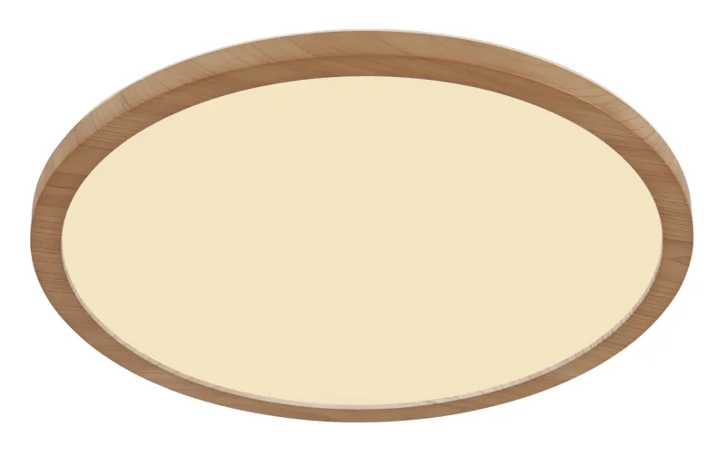 Sapana Ø42 Madera lámpara de baño De Globo Lighting - Lampan &auml;r tillverkad av tr&auml;inspirerad och vit plast, vilket ger ett mjukt och bl&auml;ndfritt ljus.