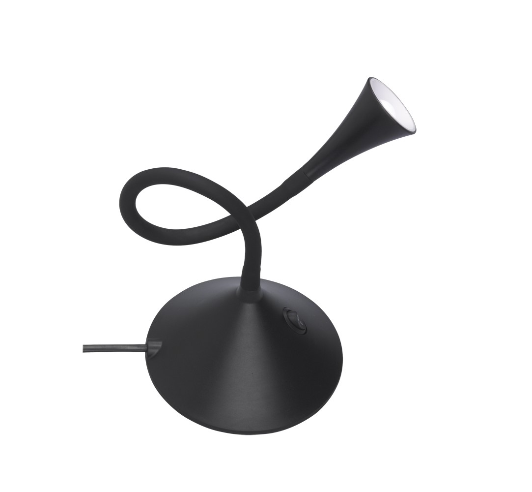 Viper 30cm Negro lámpara de escritorio De Trio Lighting - 