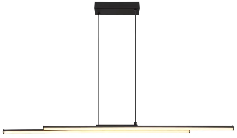 Kirina 110cm Negro Lámpas de techo De Globo Lighting - Den stilrena designen i kombination med h&ouml;gkvalitativa material g&ouml;r Kirina till det perfekta valet f&ouml;r dig som s&ouml;ker en b&aring;de estetisk och funktionell belysningsl&ouml;sning.